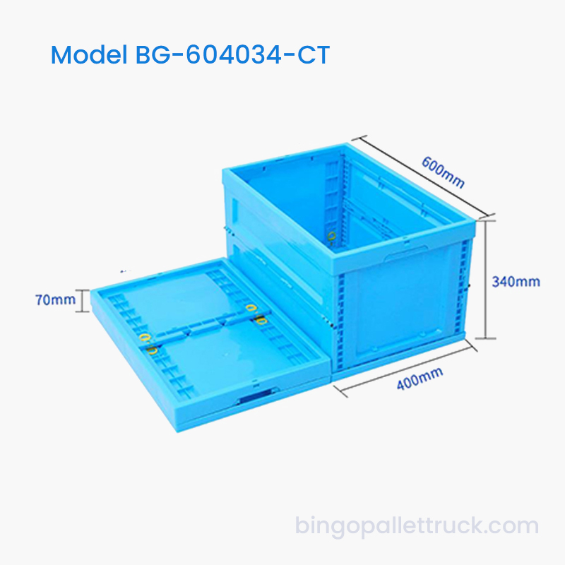 65L sammenleggbar plastkasse for bulkgodstransport