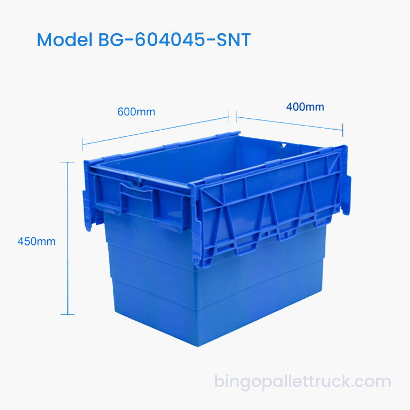 86L Heavy Duty Stabel og Nest Plast Tote Box