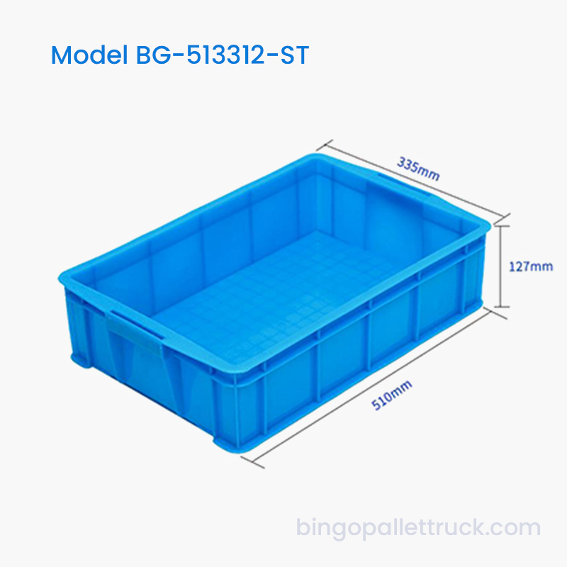 16L liten stablebar plastkasse for deleorganisering