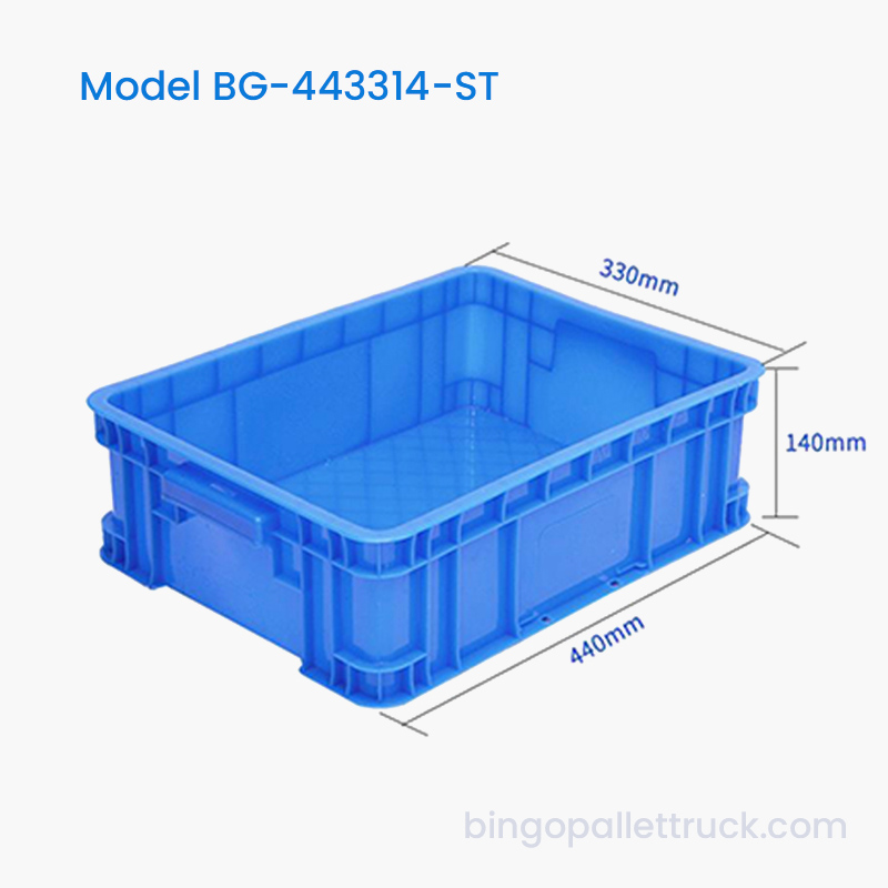 15L industriell plast stablebar tote Box HDPE oppbevaringsboks