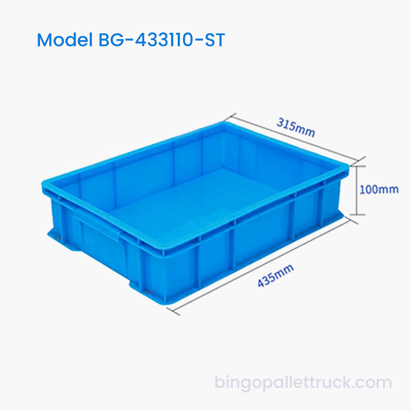 11L stablebar plastkasse for lagerlogistikk