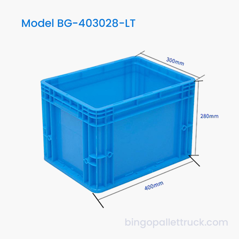 27L Logistics Plastic Tote Box Logistics Storage Bin