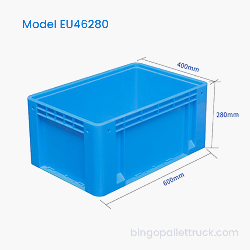 58L Slitesterk EU-kasse for bildeler og maskinvaretransport