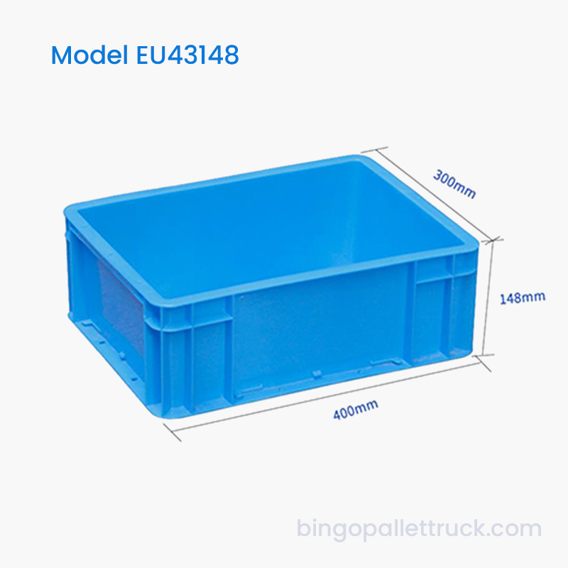 14L EU-plastkasse for lagring og plukking av deler fra fabrikken