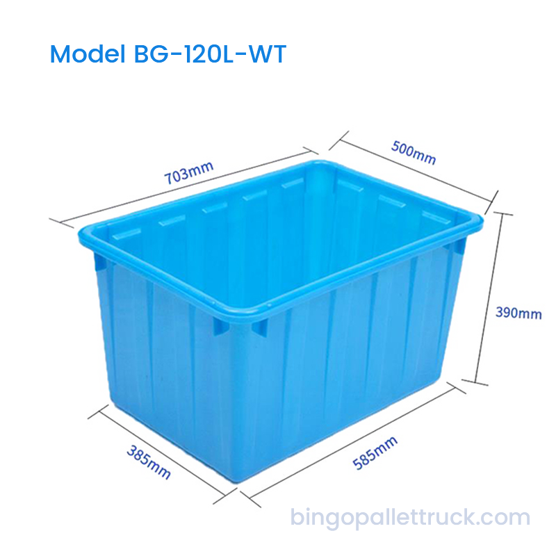 120L bulkforsyning HDPE-tank for vann- og matoppbevaring