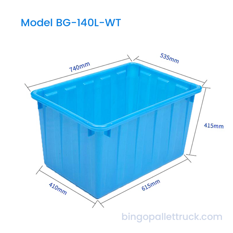 140L HDPE-tank for detalj- og engrosdistribusjon av bulkvæske