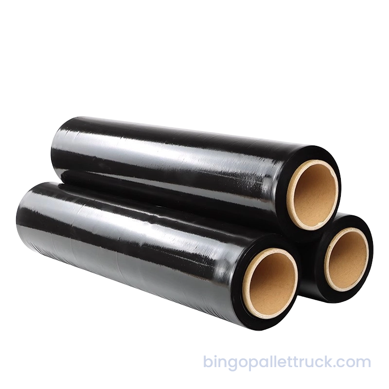 Høy tetthet LLDPE Svart Stretch Wrap for emballasje