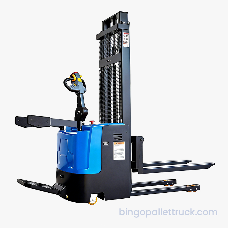 2000 kg batteridrevet elektrisk stående stabler 