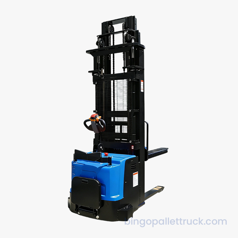 3000 kg kraftig EPS tremast elektrisk stående stabler for lagerreol
